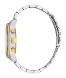 Just Cavalli Gents Two-Tone Chronograph Watch with Textured Dial