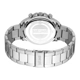 Just Cavalli Men's Chronograph Watch with Silver Color Case and Stainless Steel Metal Bracelet