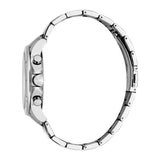 Just Cavalli Men's Chronograph Watch with Silver Color Case and Stainless Steel Metal Bracelet