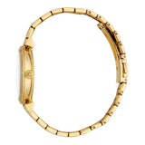 Just Cavalli Unleashed Ladies Silver Gray Dial Yellow Gold Watch and Bracelet Set
