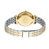 Just Cavalli Ladies Silver Grey Dial Two-Tone Watch and Bracelet Set