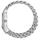 Just Cavalli Twined Ladies Blue Silver Signature Snake Watch