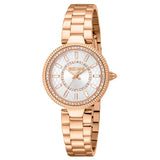 Just Cavalli Ostentatious Ladies Silver Dial Rose Gold Watch