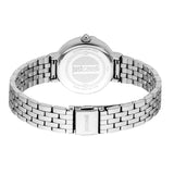 Just Cavalli Brave Snake Ladies Blue Dial Silver Watch and Bracelet Set