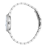 Just Cavalli Brave Snake Ladies Blue Dial Silver Watch and Bracelet Set