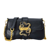 Just Cavalli Women's Black Crossbody Bag in Calfskin