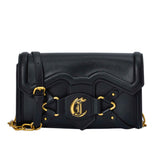 Just Cavalli Women's Gold-Embellished Flap Shoulder Bag