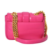 Just Cavalli Women's Snake-Buckle Leather Shoulder Bag