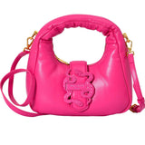Just Cavalli Women's Puffy Handle Snake-Buckle Bag