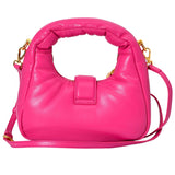 Just Cavalli Women's Puffy Handle Snake-Buckle Bag