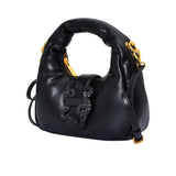 Just Cavalli Women's Puffy Handle Snake-Buckle Bag
