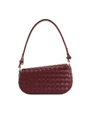 JW PEI Women's Addisyn Weave Texture  Burgundy Handbag