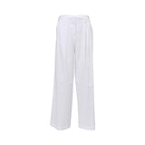 Jijil Women's White Wide Legs Pant