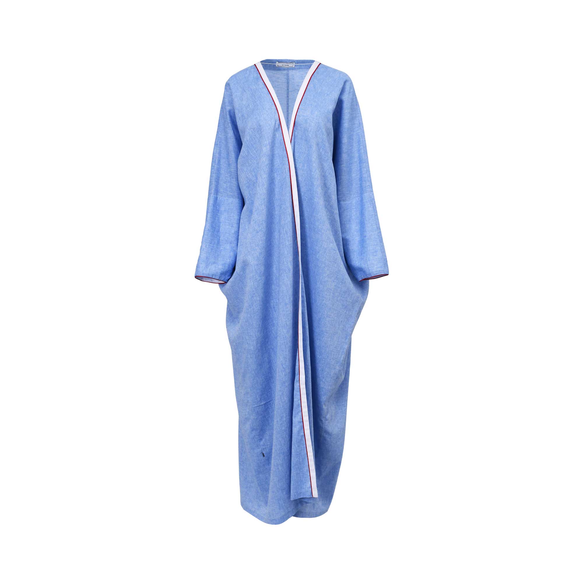 Jijil Women's Blue & White Striped Loose-Fit Abaya | Clothing | departure-to-desk | GCC | Kaftans & Abayas | new-season-2025 | Women | Women All Clothing | Women All Clothing Traditional Wear Ramadan Edit | Womens | Womens Fashion Jijil Women's Blue & White Striped Loose-Fit Abaya | Clothing | departure-to-desk | GCC | Kaftans & Abayas | new-season-2025 | Women | Women All Clothing | Women All Clothing Traditional Wear Ramadan Edit | Womens | Womens Fashion
