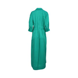 Jijil Women's Casual Green Long Dress