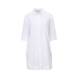 Jijil Women's White Long Blouse