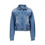 Jijil Women's Denim Vintage Jacket