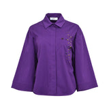 Jijil Women's Purple Blouse