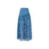 Jijil Women's Denim Floral Skirt