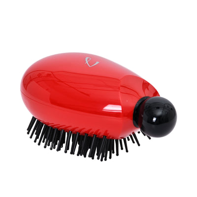 Janeke 1830 Red & Black Detangling Hair Brush