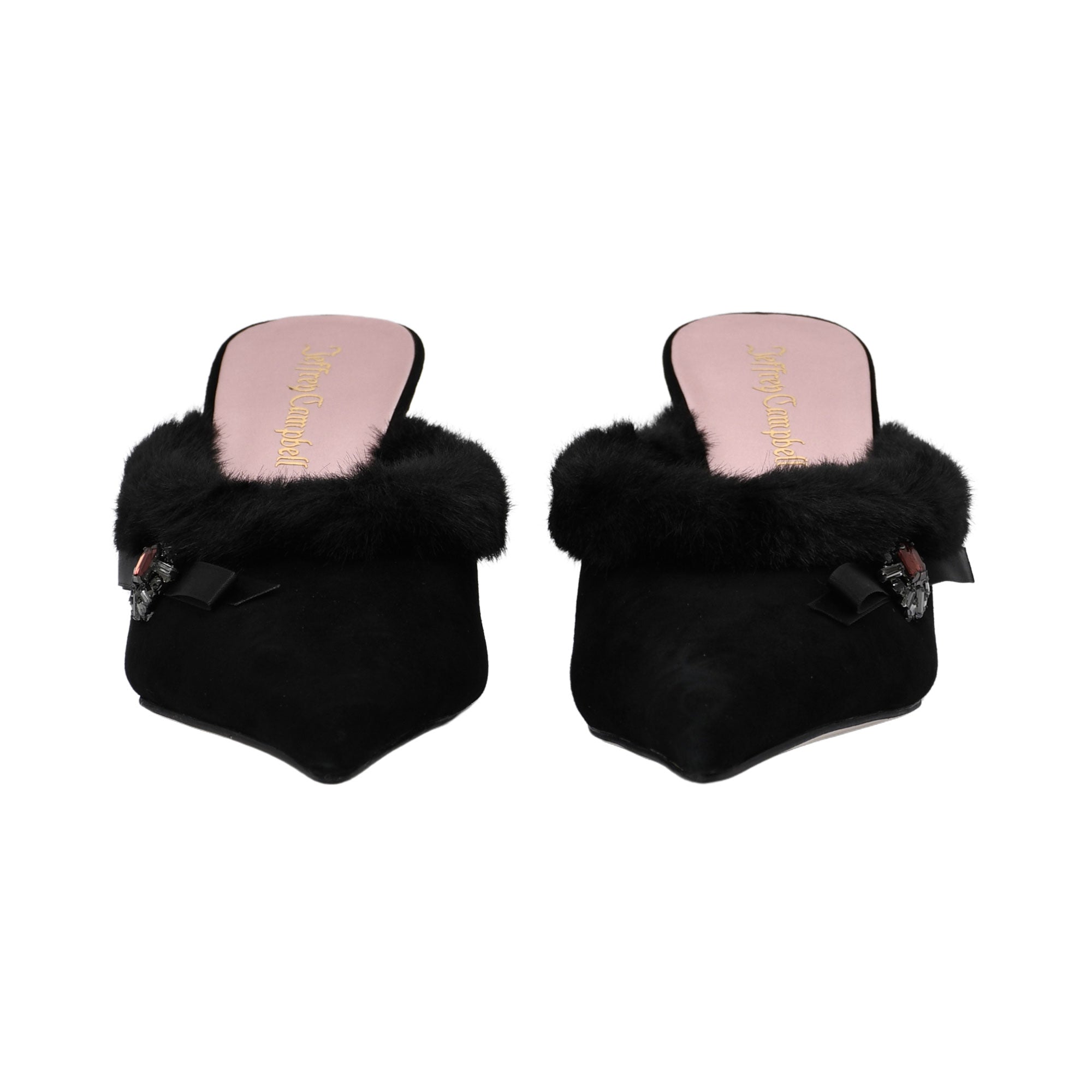 Jeffrey Campbell Women’s Rococo Black Pink Combo Heel Shoe – Available Online