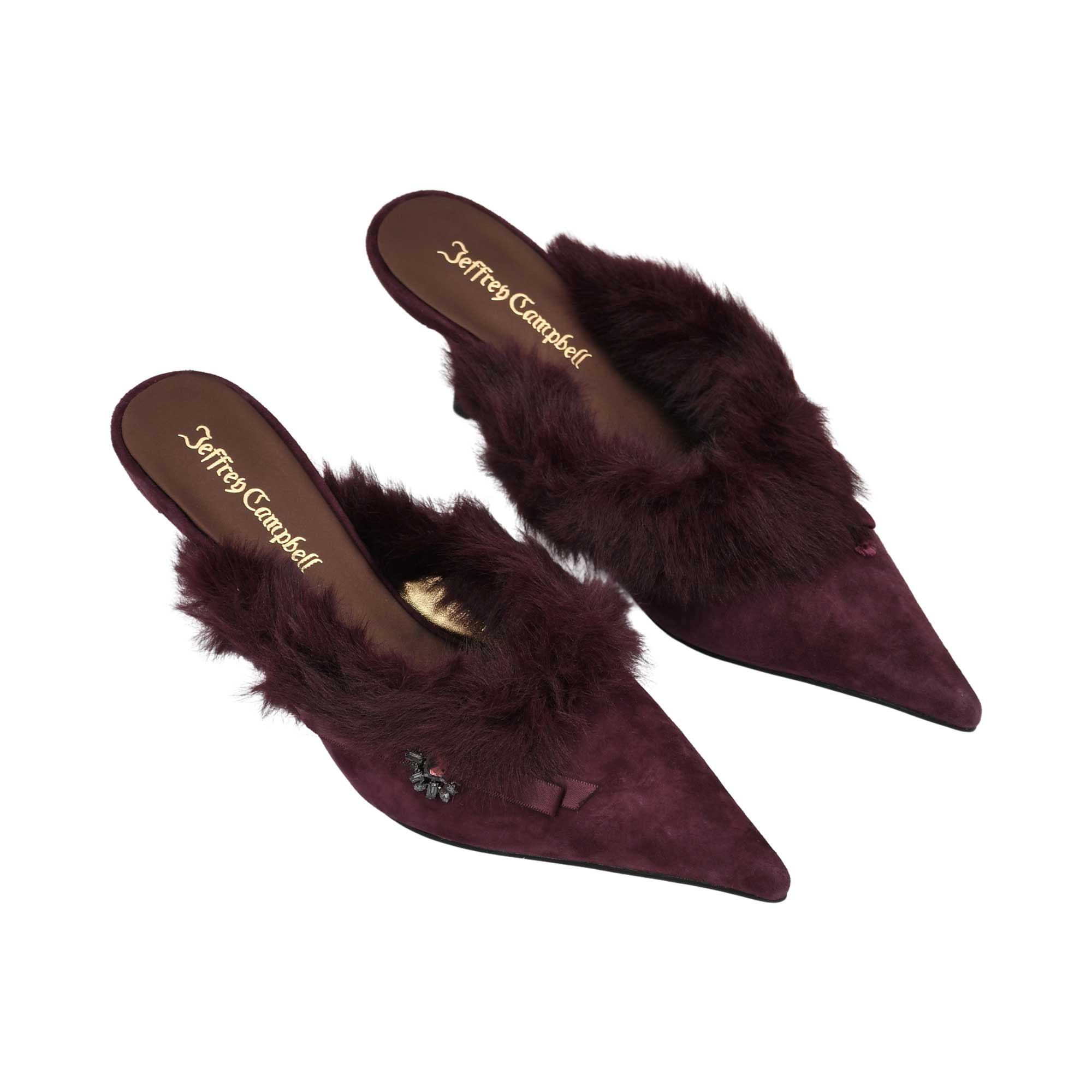 Jeffrey Campbell Women’s Rococo Wine Brown Combo Heel Shoe – Shop Now Online