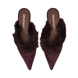 Jeffrey Campbell Women’s Rococo Wine Brown Combo Heel Shoe – Shop Now Online