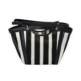 Karisma Women's Nautical Striped Mesh Tote