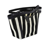 Karisma Women's Nautical Striped Mesh Tote