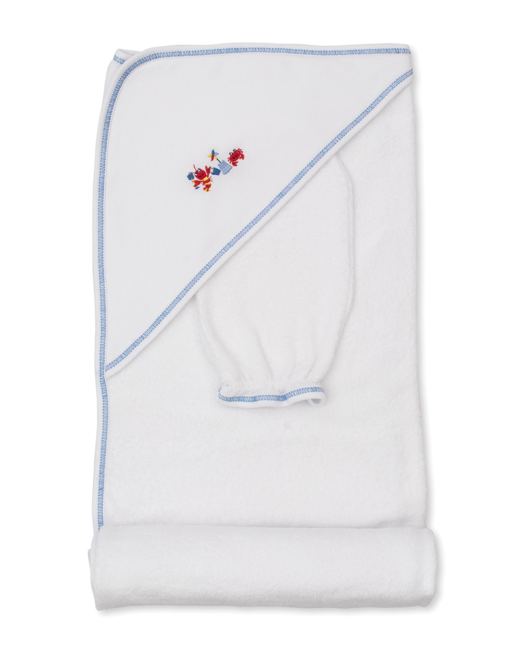 Kissy Kissy Kids New Born Boy's Blue Towel | Bath Towel | New Born | New Born Boy (0M - 9M) | new-season-2025 | Towel | Towels