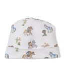 Kissy Kissy Kids New Born Boy's Multicolor Set of Sleepsuit & Hat