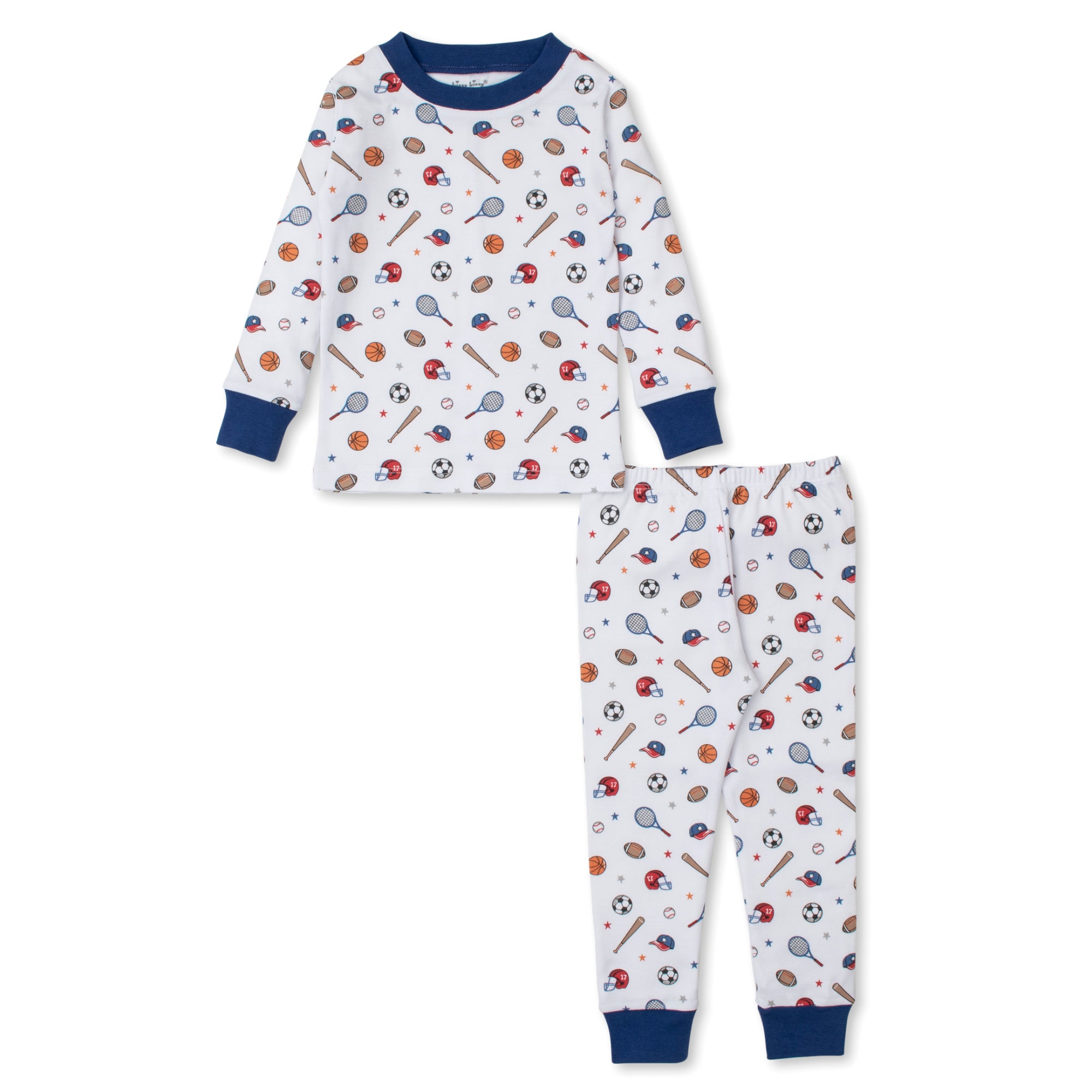 Kissy Kissy Kids Boy's White Pyjama Set – Blue Salon