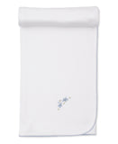 Kissy Kissy Kids New Born Boy's White Blanket