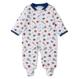 Kissy Kissy Kids New Born Boy's White Sleepsuit