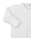 Kissy Kissy Kids New Born Boy's White Sleepsuit Set