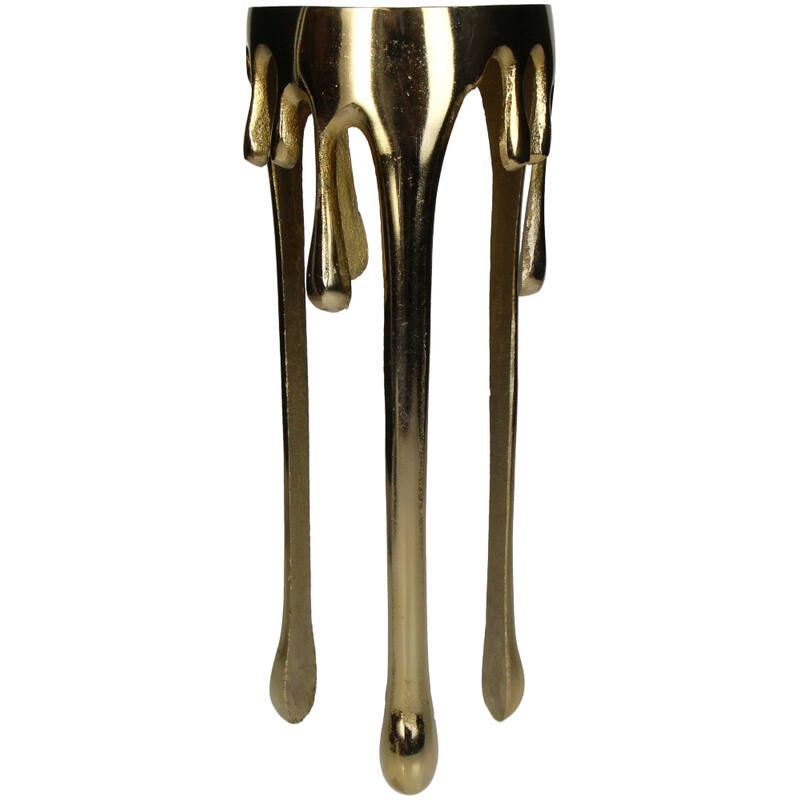 Kersten Candle Holder Drip Aluminium Gold | Candle Holder | Candleholder | Home and Furniture Home Kersten Candle Holder Drip Aluminium Gold | Candle Holder | Candleholder | Home and Furniture Home