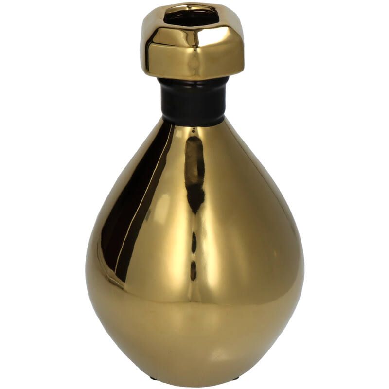 Kersten Vase Perfume Bottle Fine Earthenware Gold | Candle Holder | Candleholder | Home and Furniture Home Kersten Vase Perfume Bottle Fine Earthenware Gold | Candle Holder | Candleholder | Home and Furniture Home