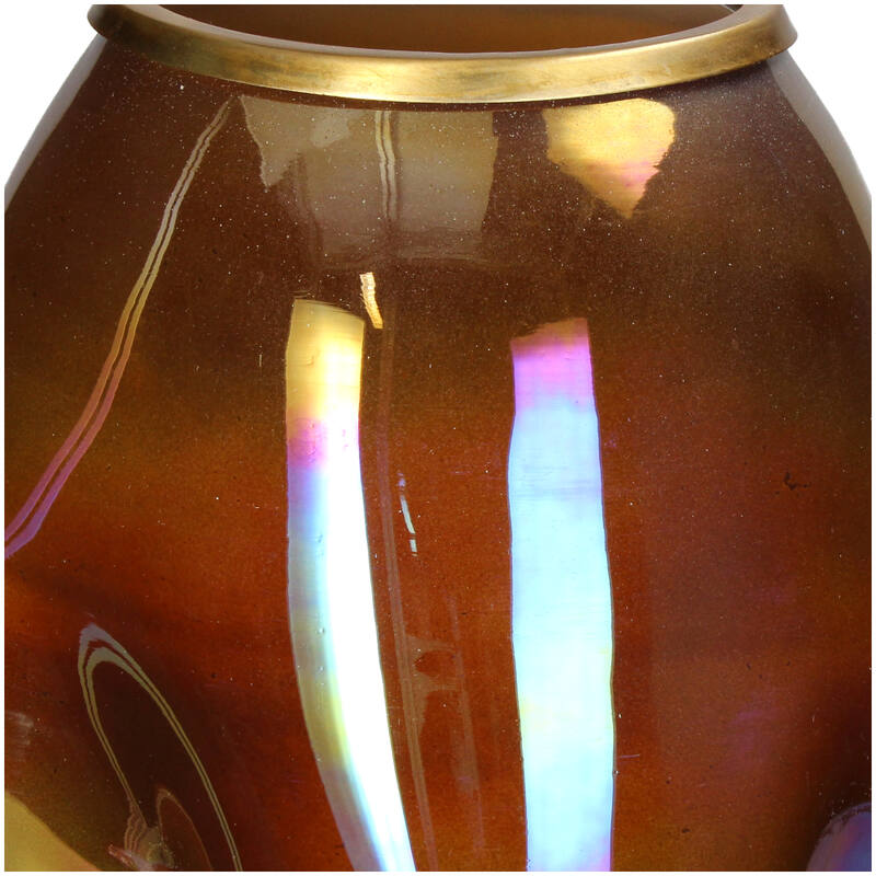 Kersten Vase Dent Glass Amber | Home and Furniture Home | Vase Kersten Vase Dent Glass Amber | Home and Furniture Home | Vase