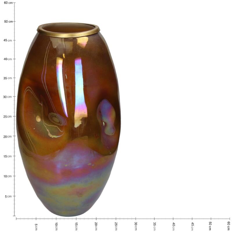 Kersten Vase Dent Glass Amber | Home and Furniture Home | Vase Kersten Vase Dent Glass Amber | Home and Furniture Home | Vase