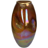 Kersten Vase Dent Glass Amber