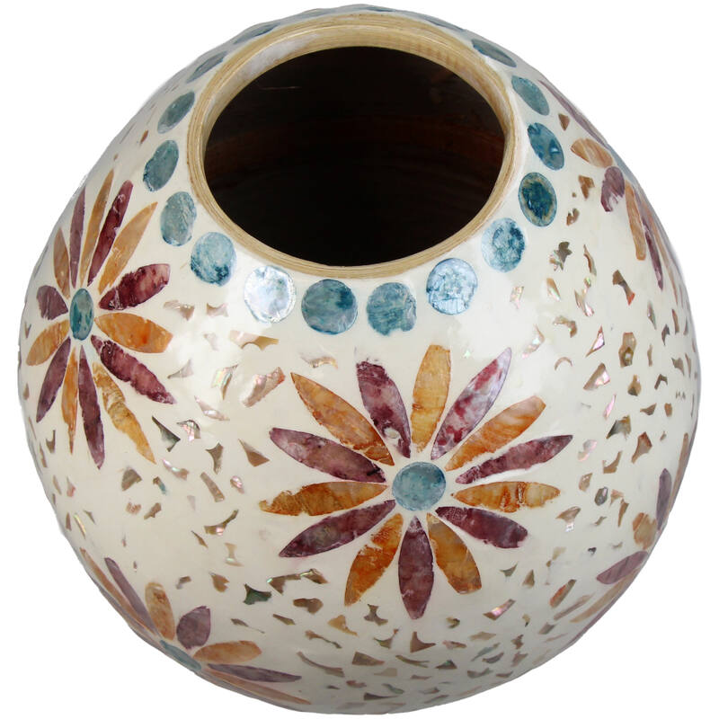 Kersten Vase Capiz Multi | Home and Furniture Home | Spring Festival | Vase Kersten Vase Capiz Multi | Home and Furniture Home | Spring Festival | Vase