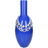 Kersten Vase Necklace Polyresin Blue