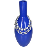 Kersten Vase Necklace Polyresin Blue