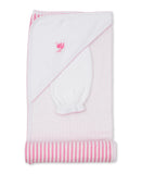 Kissy Kissy Kids New Born Towel White & Pink