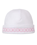 Kissy Kissy Kids New Born Girl's White & Pink Sleepsuit Set