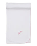 Kissy Kissy Kids New Born Girl's White Blanket