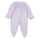 Kissy Kissy Kids New Born Girl's Purple Sleepsuit Set