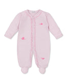 Kissy Kissy Kids New Born Girl's Pink Sleepsuit Set