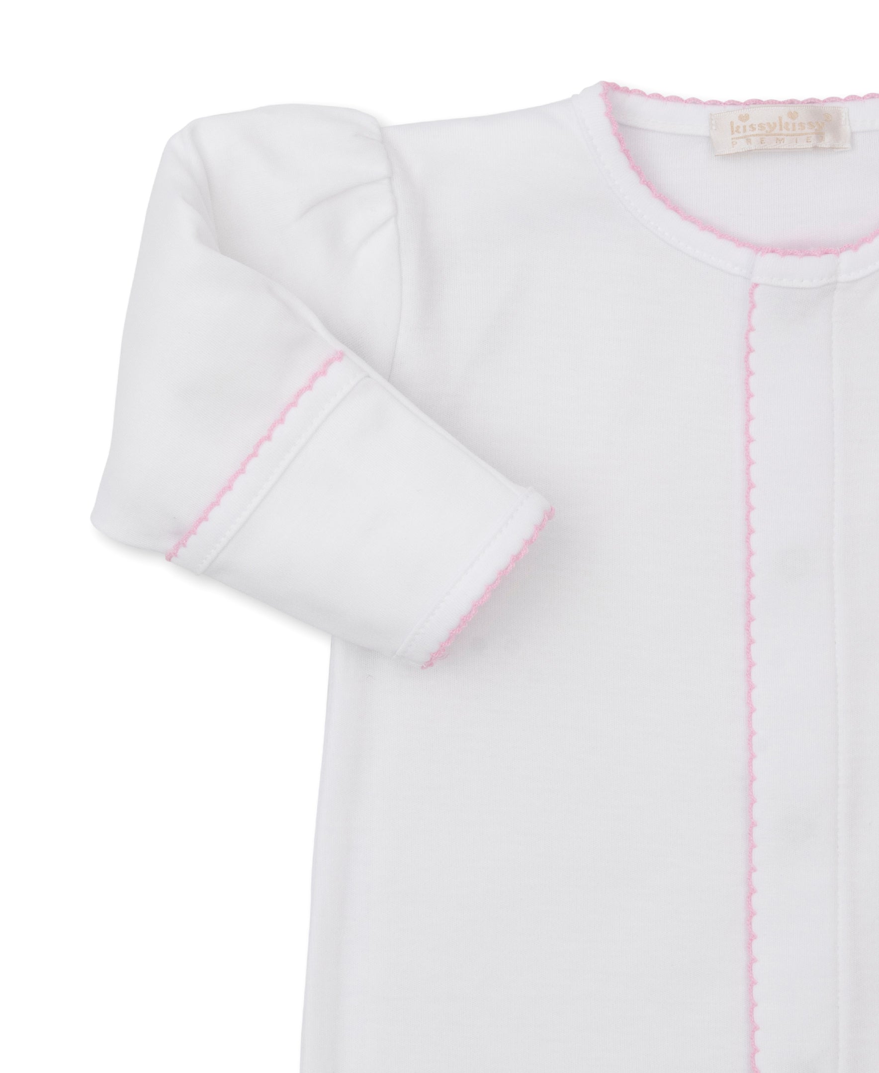Kissy Kissy Kids New Born Girl's White & Pink Sleepsuit Set | New Born | New Born Babysuits | New Born Girl (0M - 9M) | New Born Girl Babysuits | new-season-2025 Kissy Kissy Kids New Born Girl's White & Pink Sleepsuit Set | New Born | New Born Babysuits | New Born Girl (0M - 9M) | New Born Girl Babysuits | new-season-2025