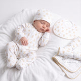 Kissy Kissy New Born Girl's Coordinated Gift Set with Bear Pattern